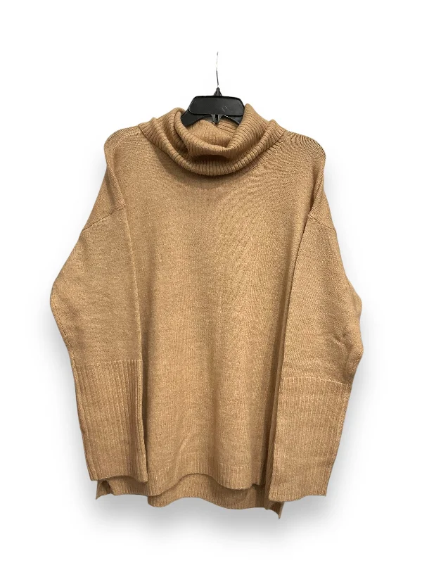 patterned corduroy sweatshirts bold -Sweatshirt Collar By Loft In Tan, Size: M