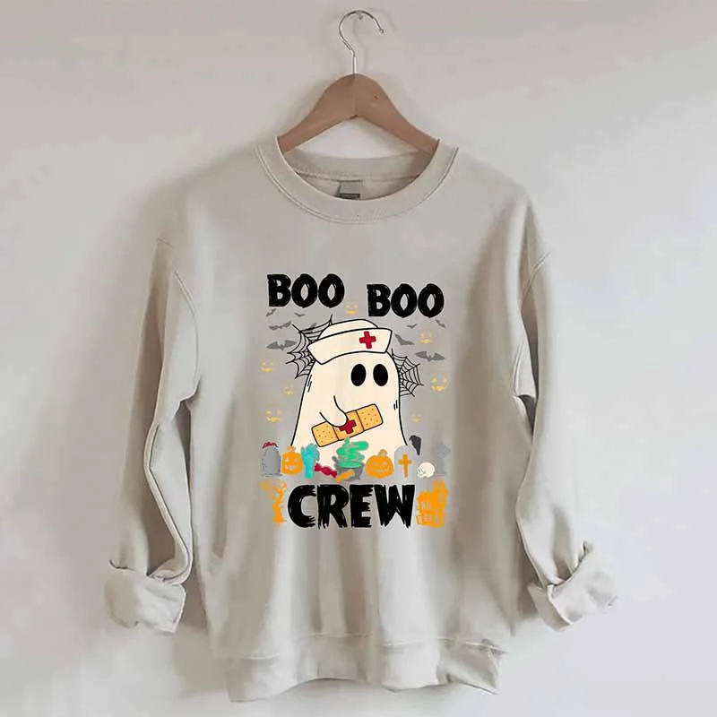 short sweatshirts urban edge -Boo Crew Sweatshirt