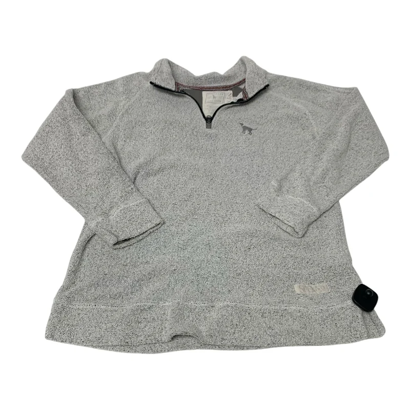 sweatshirts with satin trim -Sweatshirt Collar By So Fri Cozy In Grey, Size: M