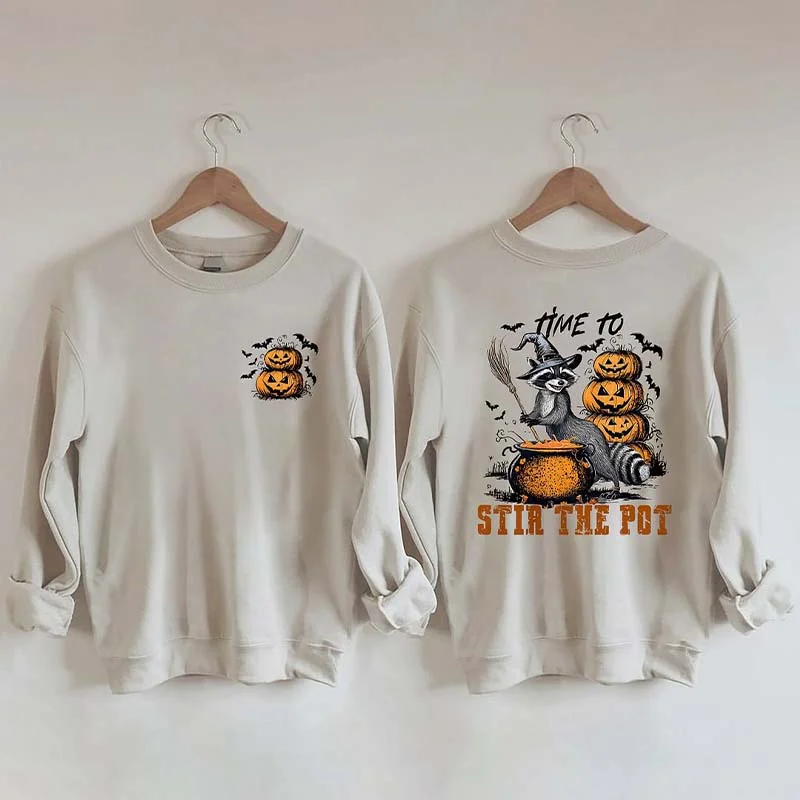 ochre sweatshirts warm tone -Time To Stir The Pot Sweatshirt