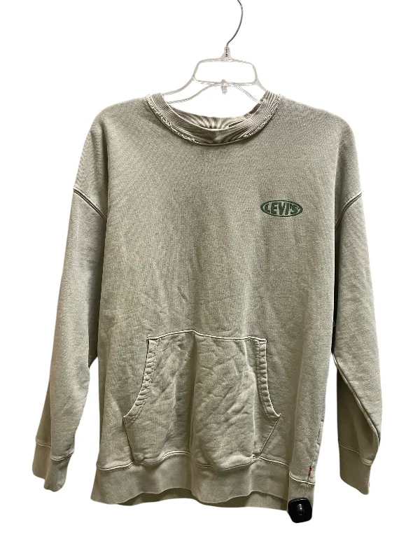 lightweight hemp sweatshirts breezy -Sweatshirt Crewneck By Levis In Green, Size: S