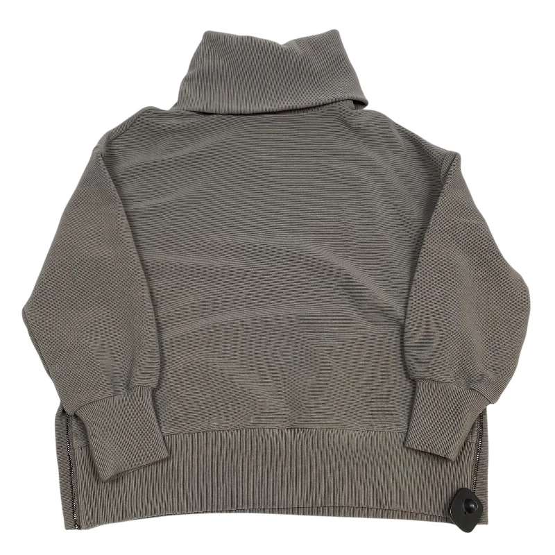 sable sweatshirts deep shade -Athletic Sweatshirt Collar By Varley In Grey, Size: Xs