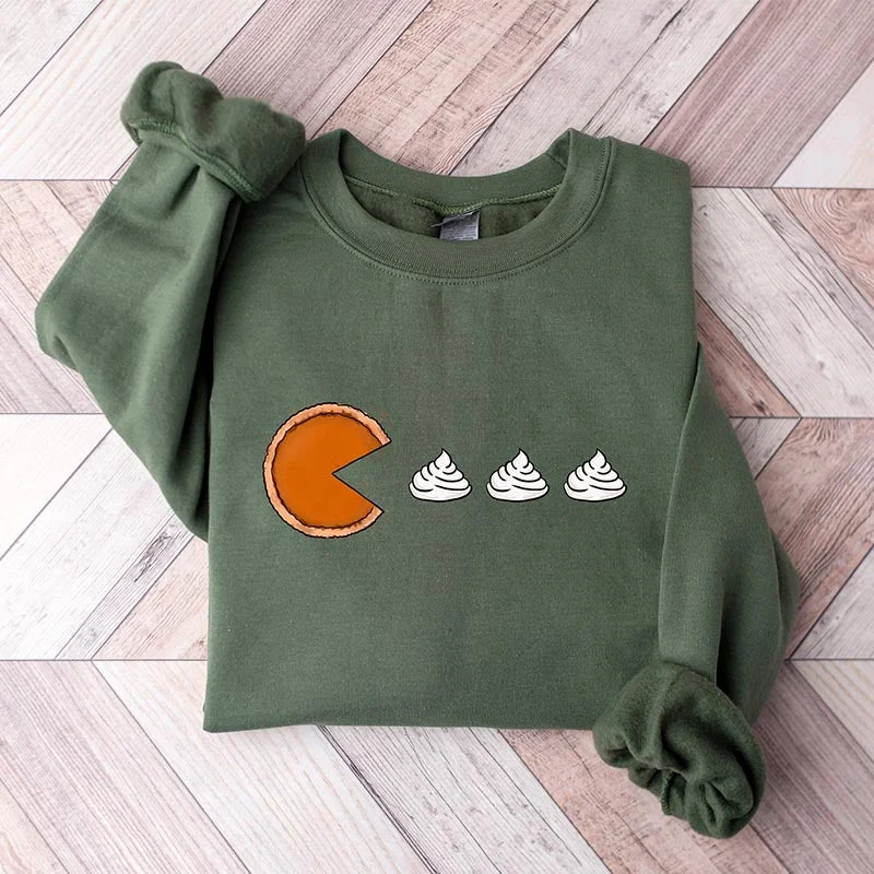 sweatshirts women coral reef -Pumpkin Pies Sweatshirt