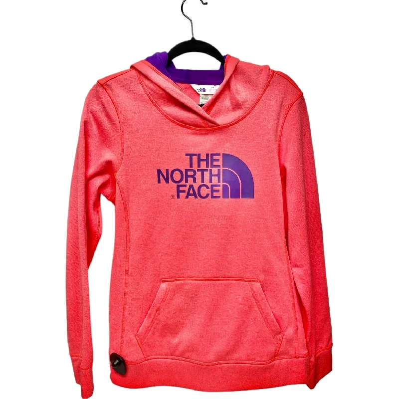 ribbed hemp sweatshirts light -Sweatshirt Hoodie By The North Face In Coral, Size: M