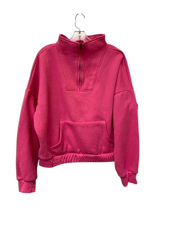 graphite sweatshirts dark glow -Sweatshirt Collar By Clothes Mentor In Pink, Size: Xl