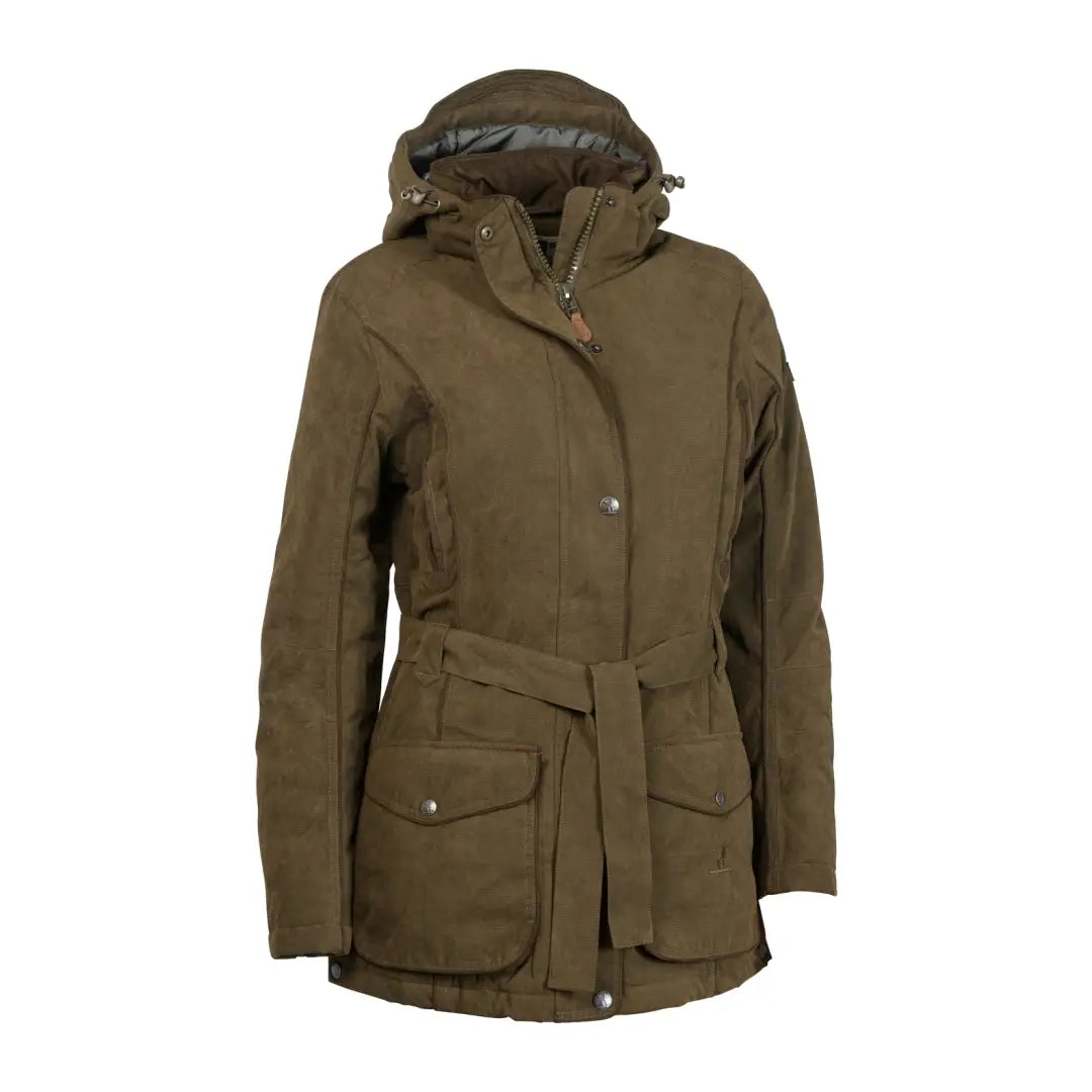 canvas jacket durable wear -Percussion Ladies Rambouillet Hunting Jacket