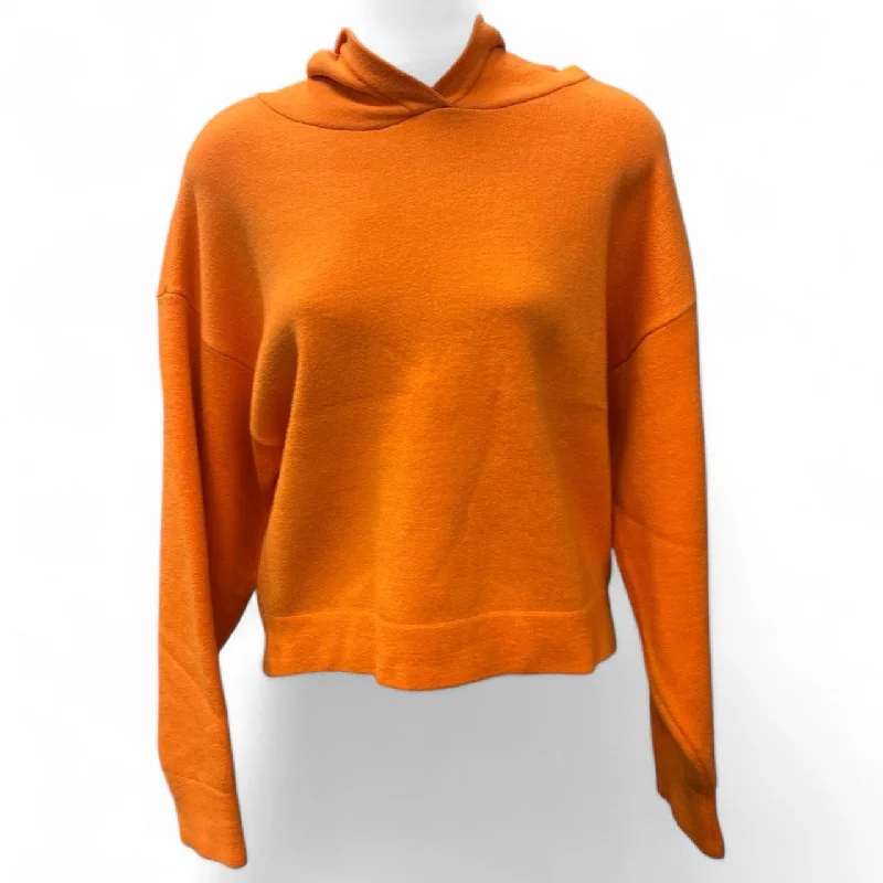 ruby sweatshirts vibrant hue -Sweatshirt Hoodie By Maeve In Orange, Size: S