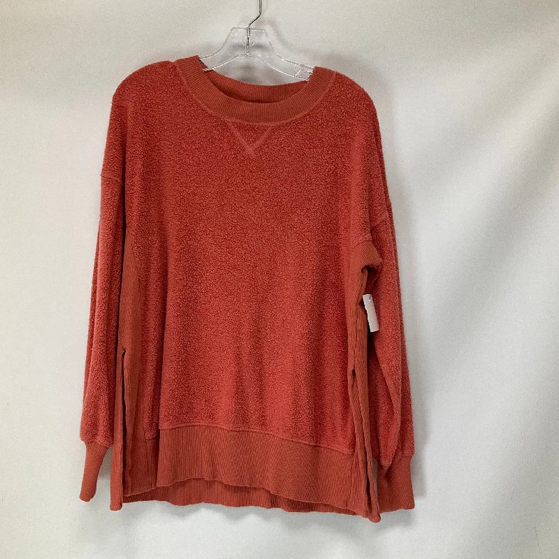 sweatshirts teens vivid cyan -Sweatshirt Crewneck By Aerie In Orange, Size: S