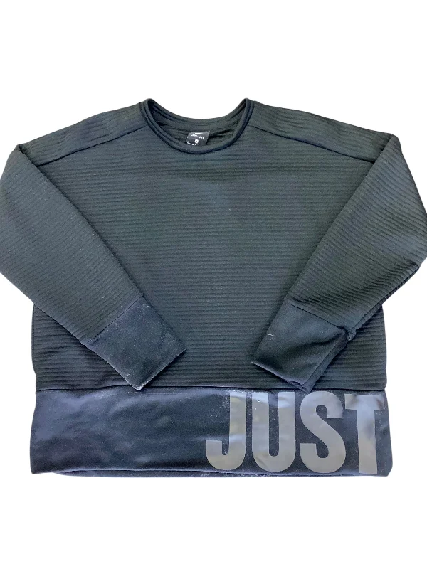 sweatshirts men grid mix -Sweatshirt Crewneck By Nike Apparel In Black, Size: M