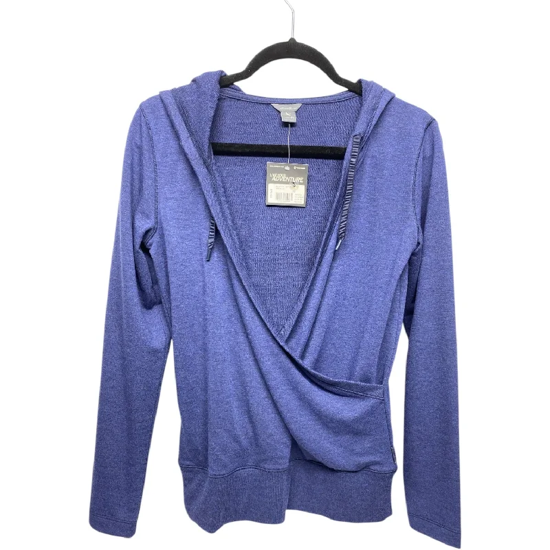 striped hemp sweatshirts fresh -Sweatshirt Hoodie By Eddie Bauer In Blue, Size: Xs