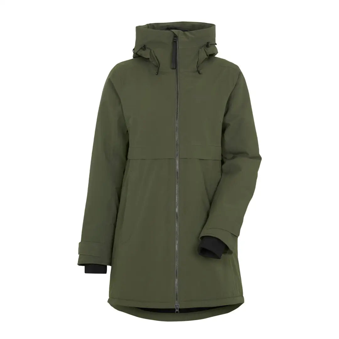 jacket with gathered hem -Didriksons Helle Womens Parka 5