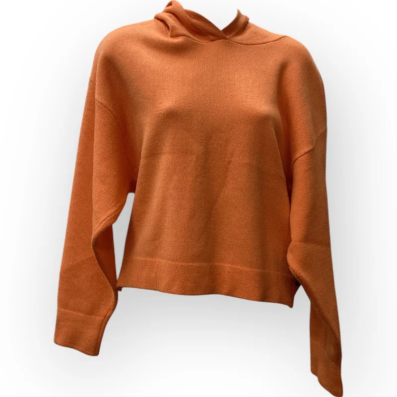 sweatshirts men fair isle -Sweatshirt Hoodie By Maeve In Orange, Size: S