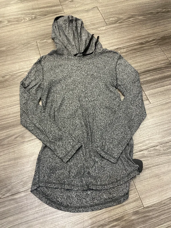 brushed sweatshirts cozy feel -Sweatshirt Hoodie By Eddie Bauer In Grey, Size: S