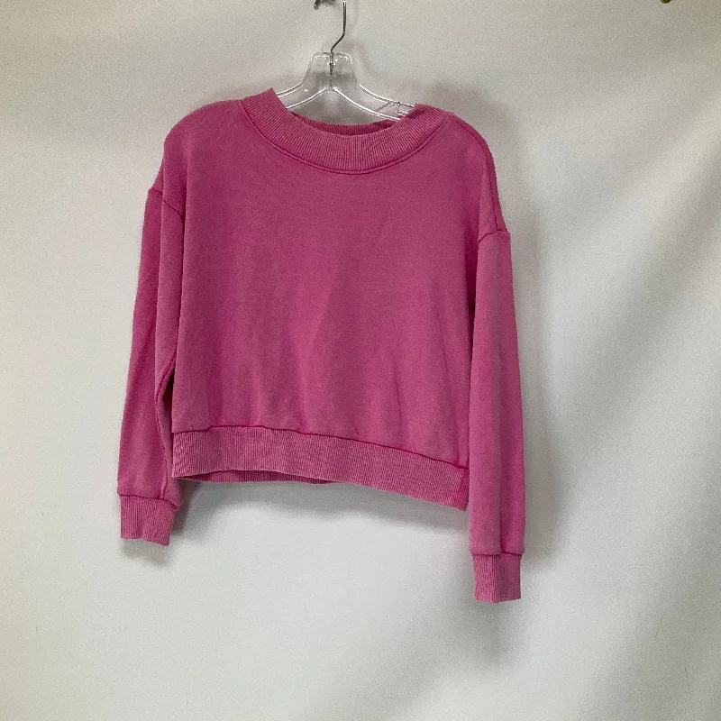 sweatshirts men wave design -Sweatshirt Crewneck By Aerie In Pink, Size: S