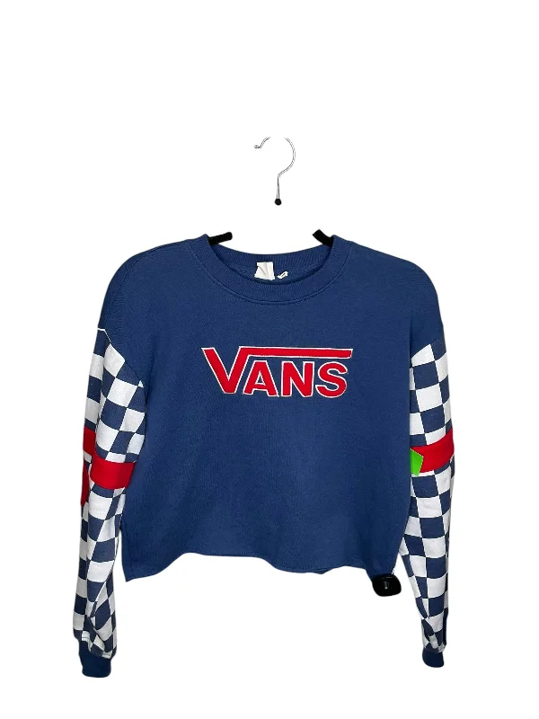 russet sweatshirts warm tone -Sweatshirt Crewneck By Vans In Blue, Size: S