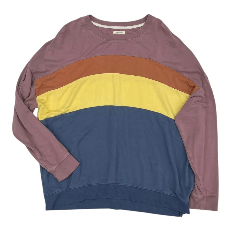 sweatshirts men stripe design -Sweatshirt Crewneck By Thread And Supply In Multi, Size:S