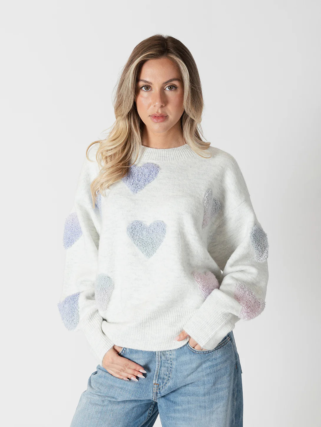 chenille pullover sweater plush -Ajax Sherpa Sweater