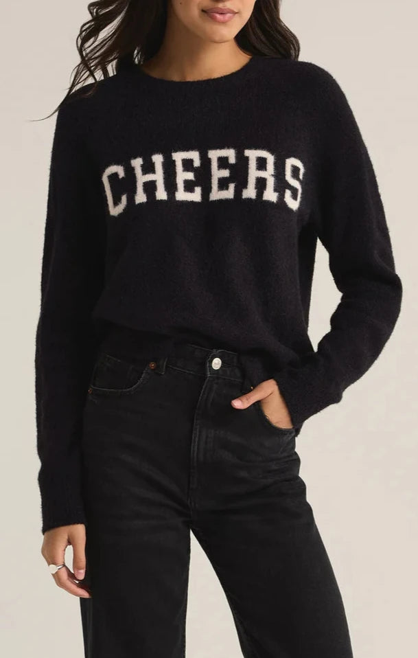 lightweight silk pullover sweater -Lizzy Cheers Sweater