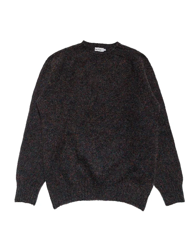 pullover sweater men textured -Lost & Found Shaggy Sweater Midnight