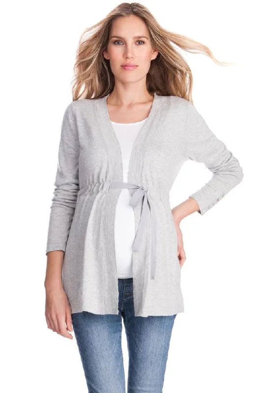 organic cotton cardigan eco -Seraphine Adella Maternity Nursing Cardigan