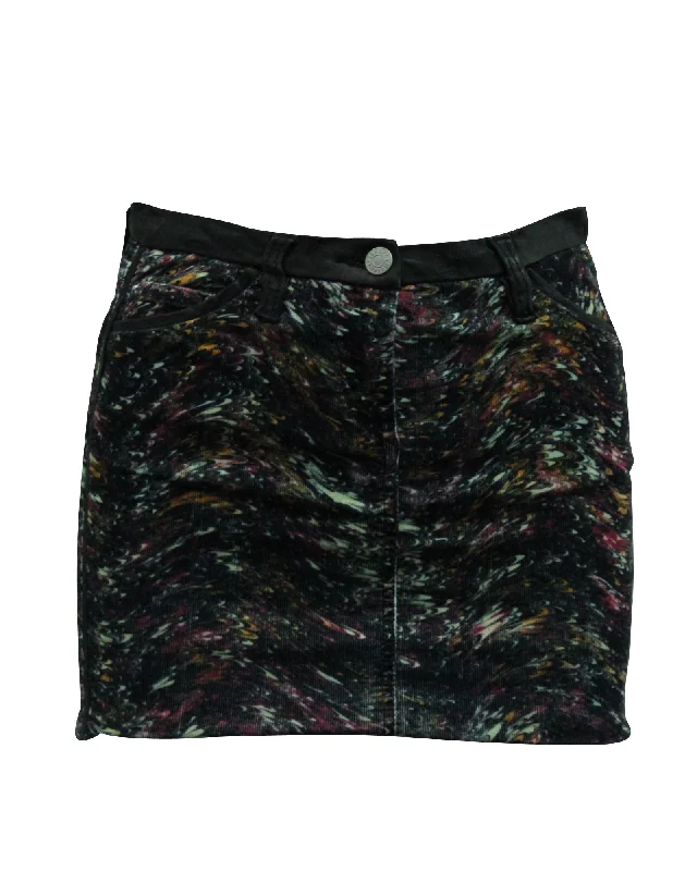 gym pattern skirts -Isabel Marant Tweed Mini Skirt in Multicolor Cotton