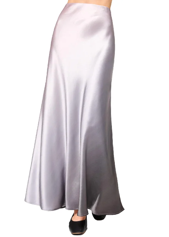 folded hem skirts -Prue Maxi Skirt In Ballet Ombre