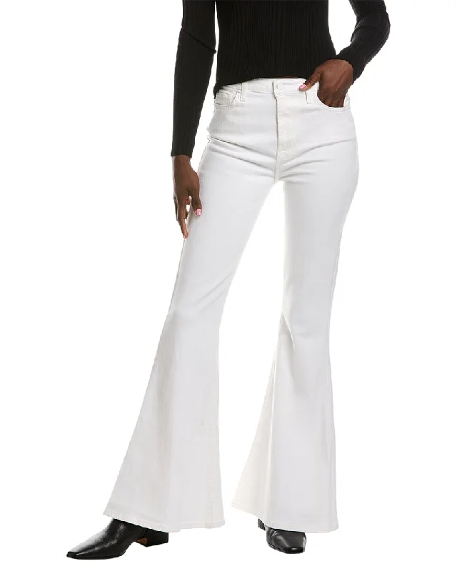 storm grey pants -7 For All Mankind Mega Clean White Flare Jean