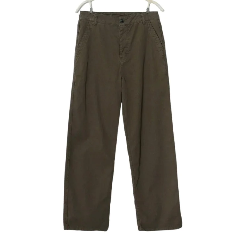 side patch pants -Baylor Twill Pants In Vintage Green