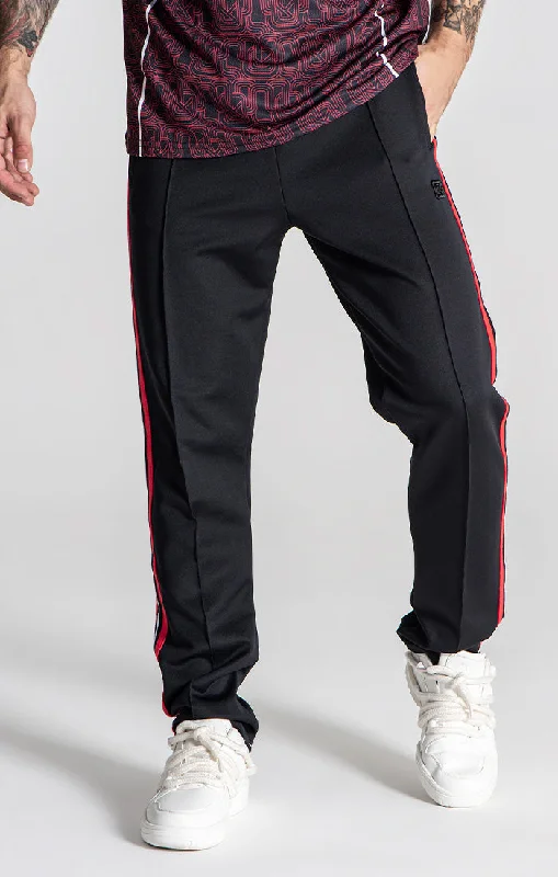 umber cargo pants -Black Straight Pants