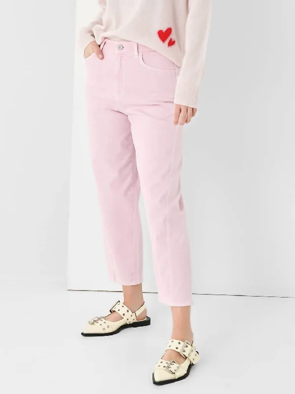 loose utility pants -Caleb Jean In Bubble Gum