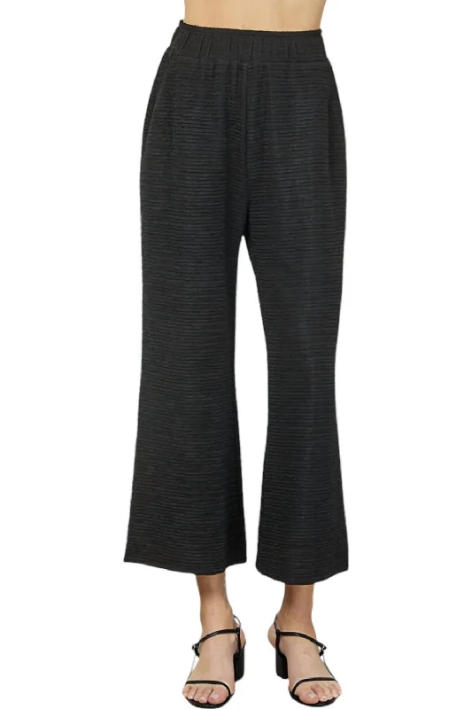 cowl waist pants -Chic Enchantment Pants In Black