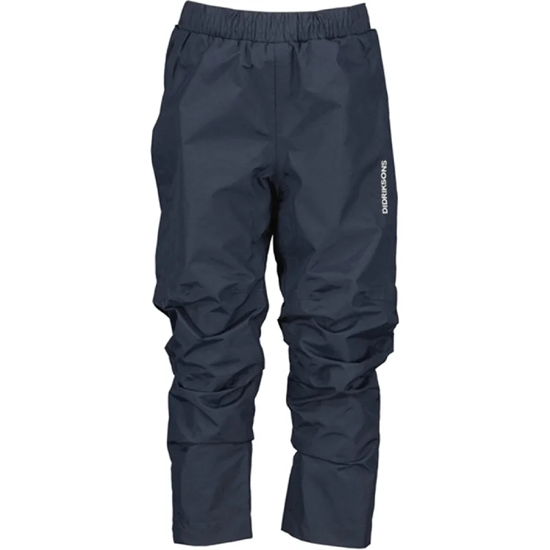 orchid stripe pants -Didriksons Navy Idur Kids Pants