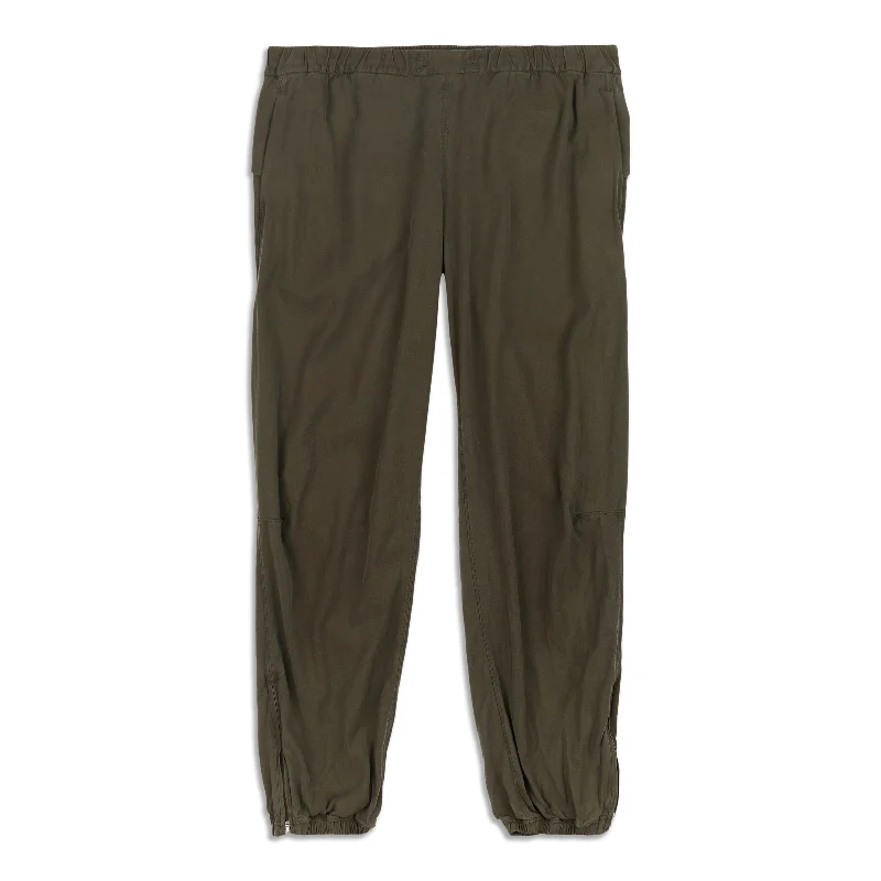 maxi stretch pants -Essential Affinity Mid Rise Jogger - Resale