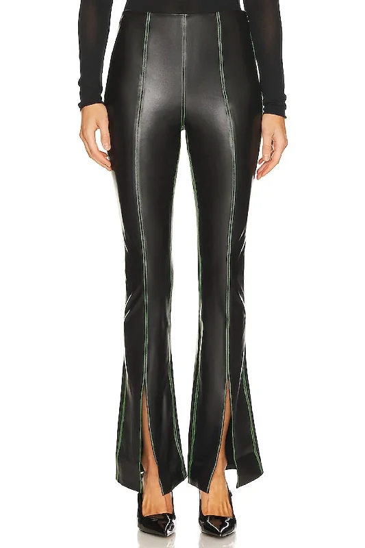 coral bold pants -Iver Pants In Black