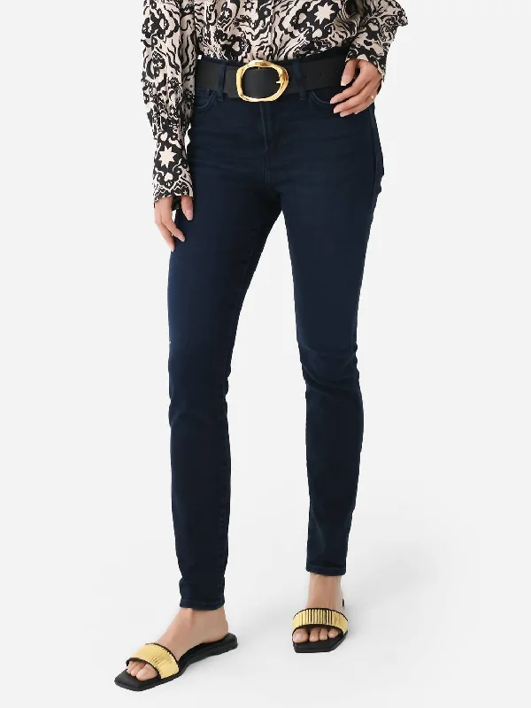 junior stretch pants -Le High Skinny Jean In Onyx Indigo