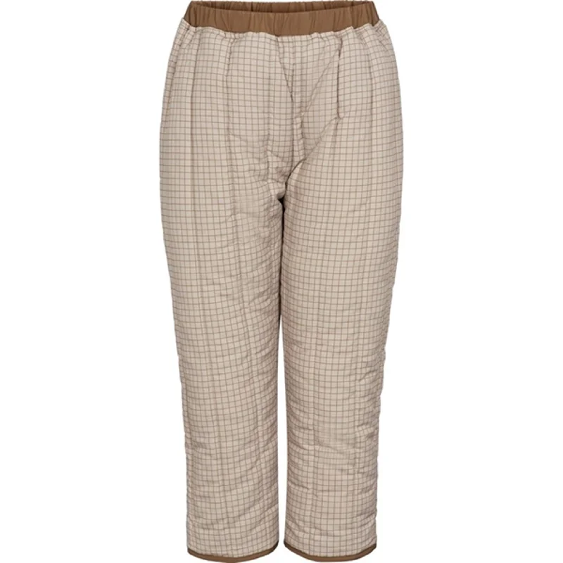 ocean utility pants -MarMar Hazel Check Olrik Quilt Thermo Pants