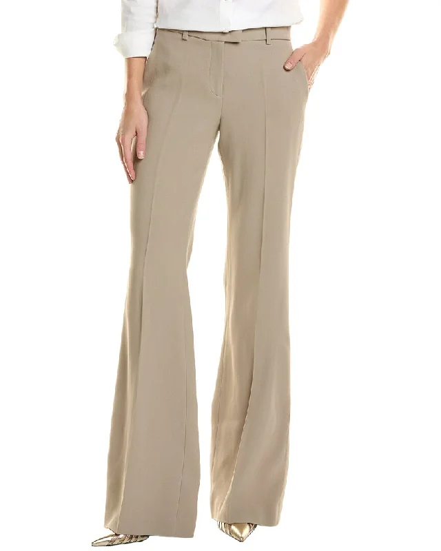 wine red pants -Michael Kors Haylee Flare Pant