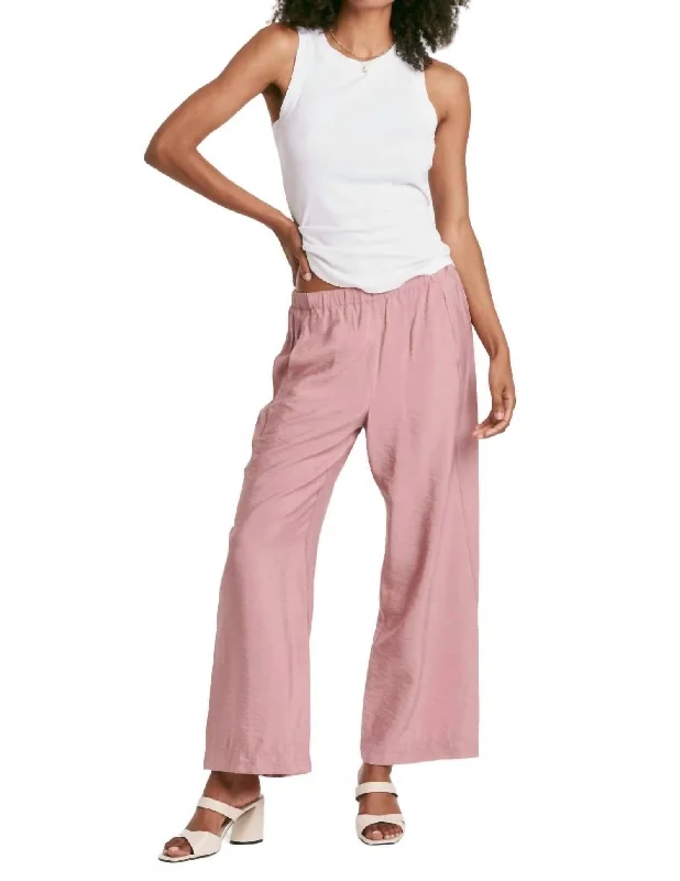 taupe lounge pants -Paris Lounge Pants In Desert Rose