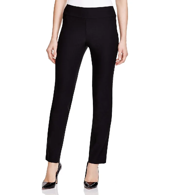 curvy trim pants -Petites Wonderstretch Womens Stretch Pull On Straight Leg Pants