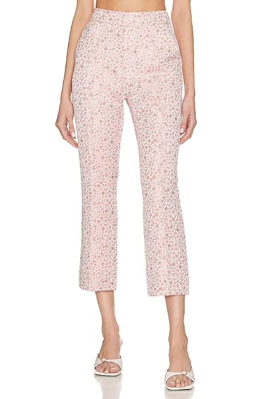 zinc stripe pants -Porter Pants In Pale Rose Multi