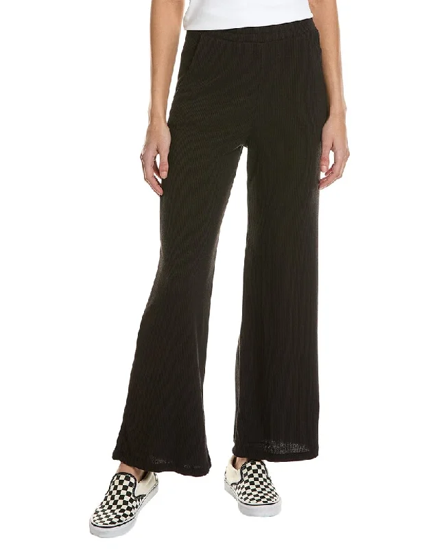 slim stretch pants -Project Social T Stay Forever Rib Cropped Pant