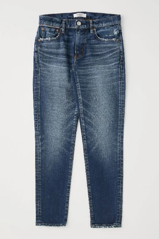 elbow length pants -Vintage Carson Jean In Dark Blue