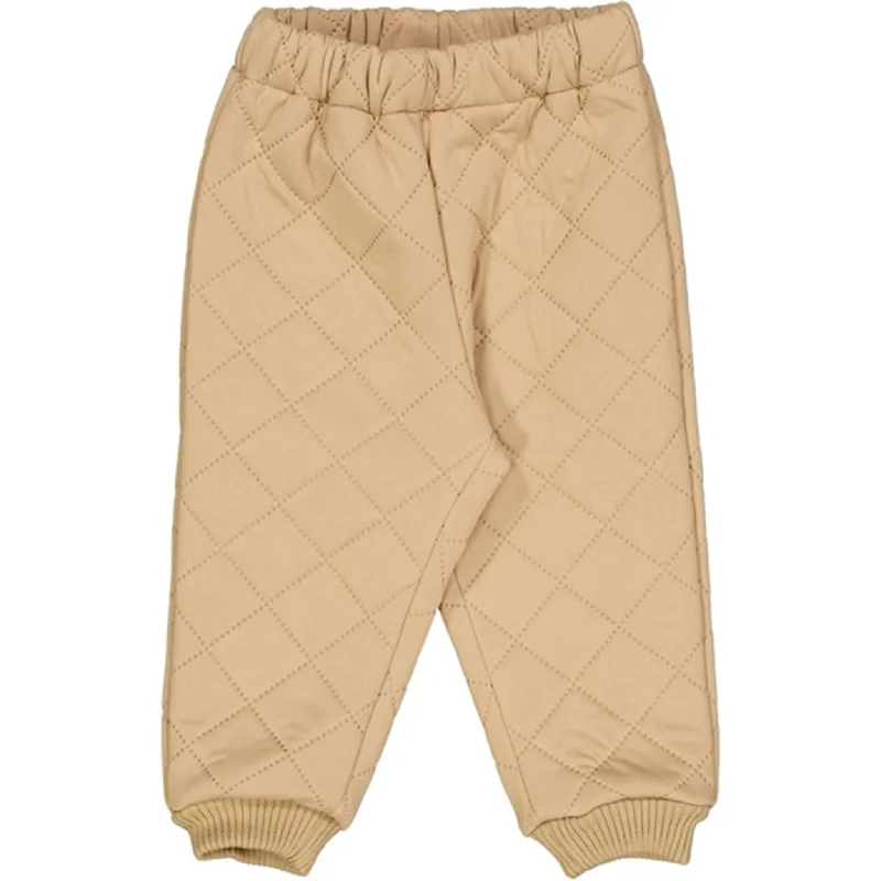 tonal stretch pants -Wheat Thermo Rocky Sand Pants Alex