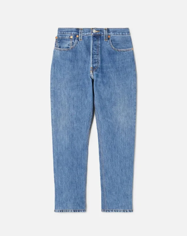 midnight utility pants -Women's High Rise Ankle Crop Jeans In Indigo